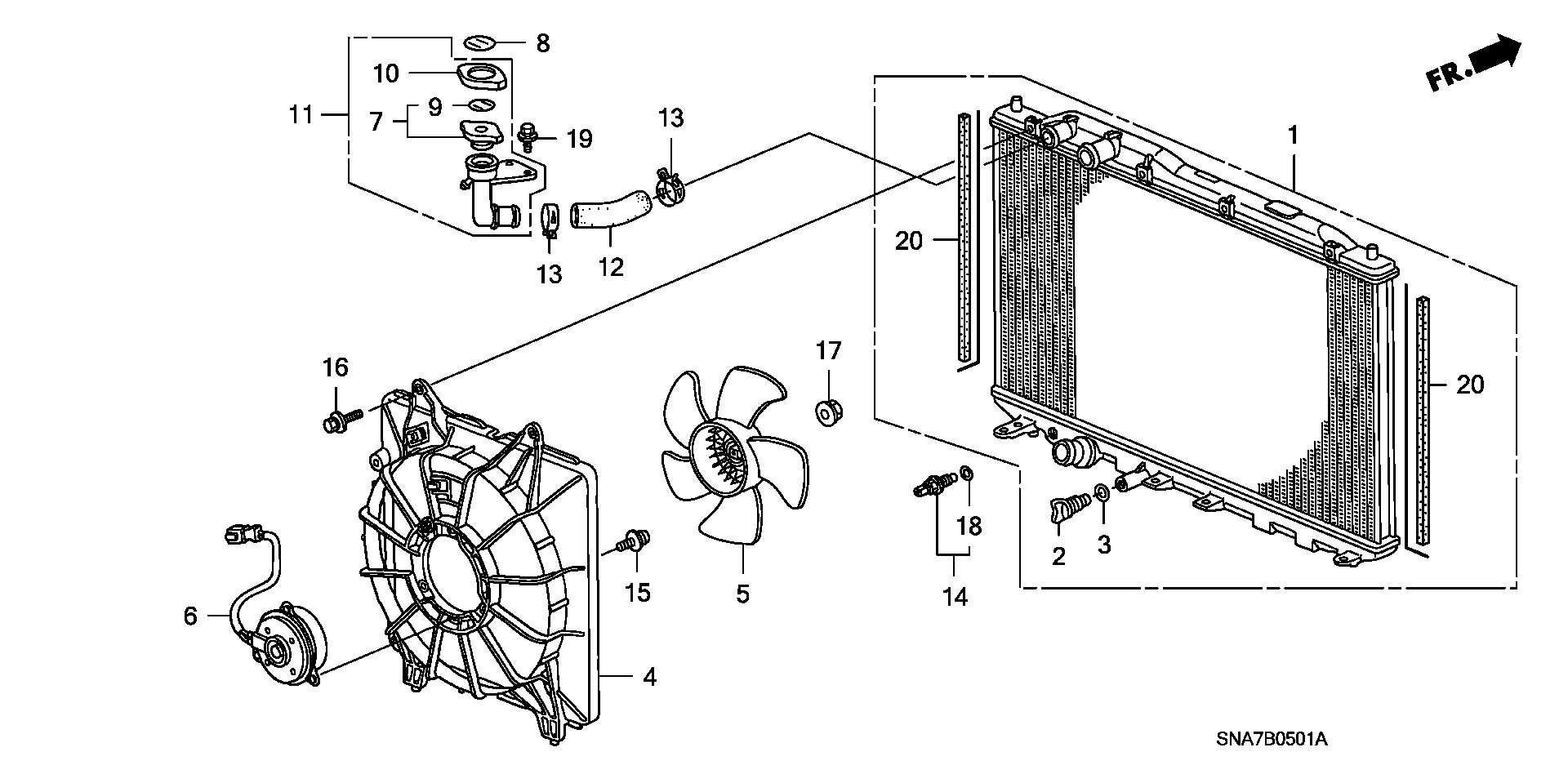 Honda 37870-RAA-A01 - датчик температуры RB1,2, RN3, RF4-8, FD3, 37870-RAA-A01 autosila-amz.com