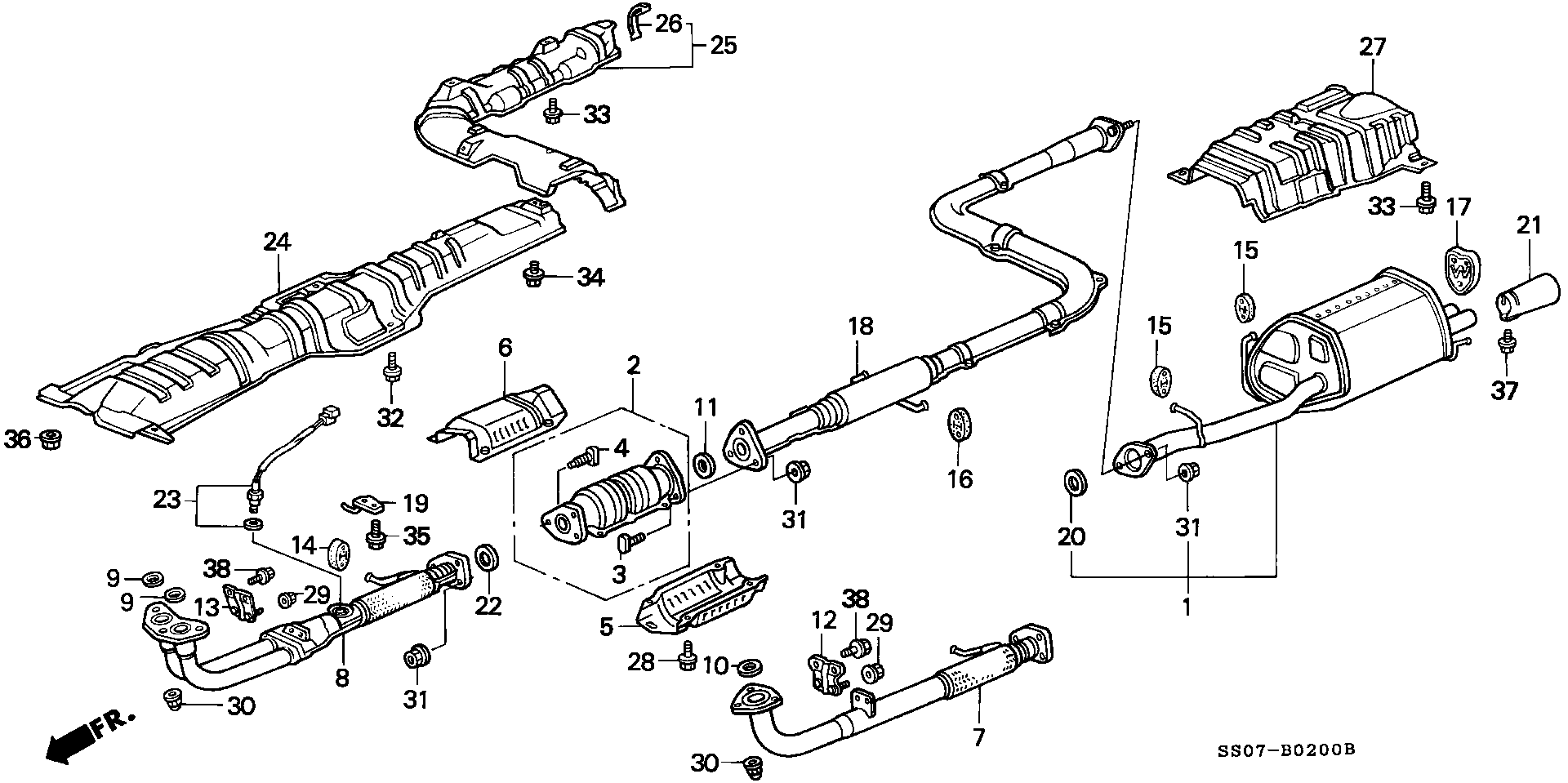 Honda 18215SE0000 - Втулка стабилизатора autosila-amz.com