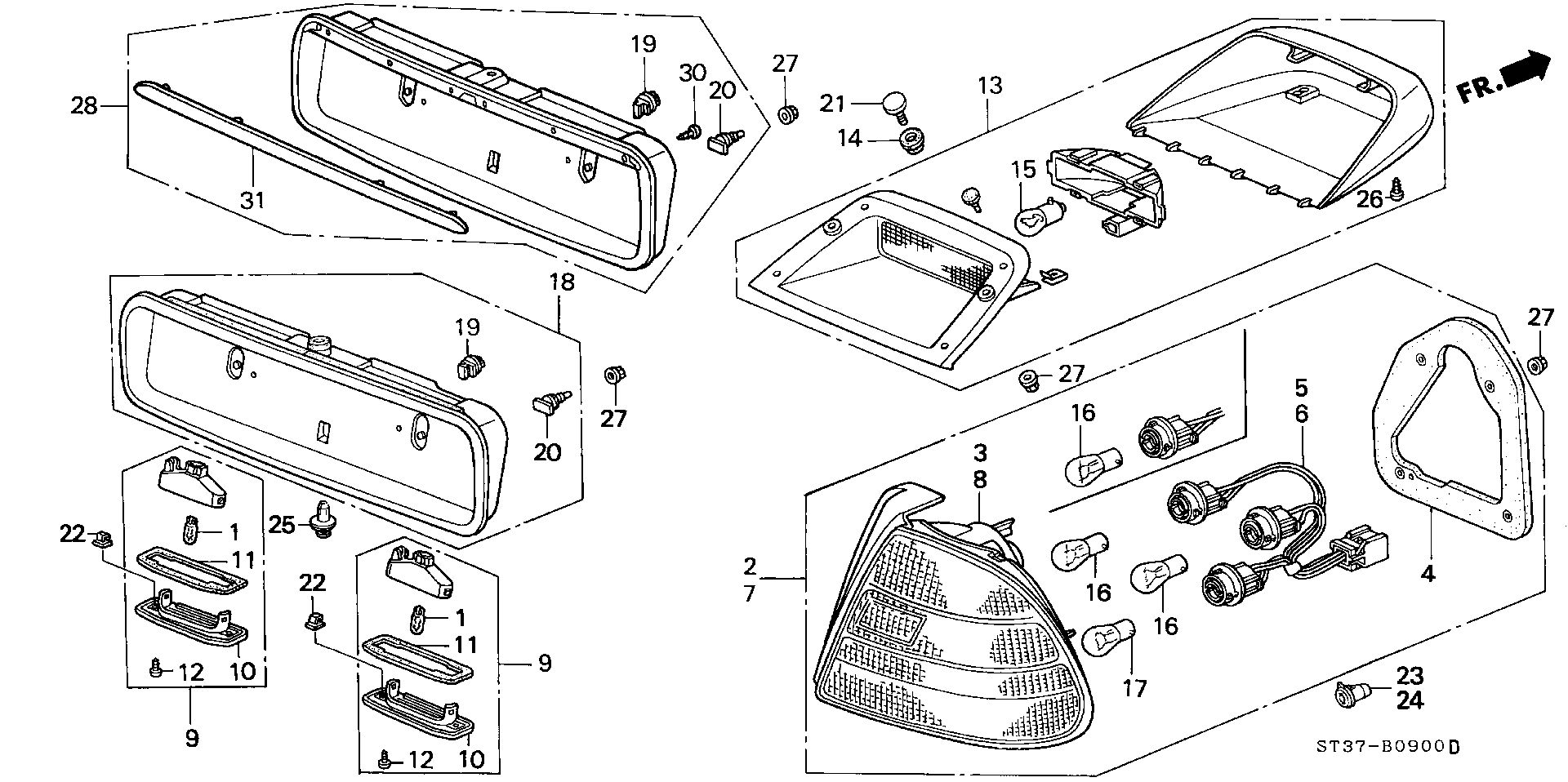 Honda 34911-ST3-E01 - Автозапчасть/BULB (12V 21-5W) autosila-amz.com