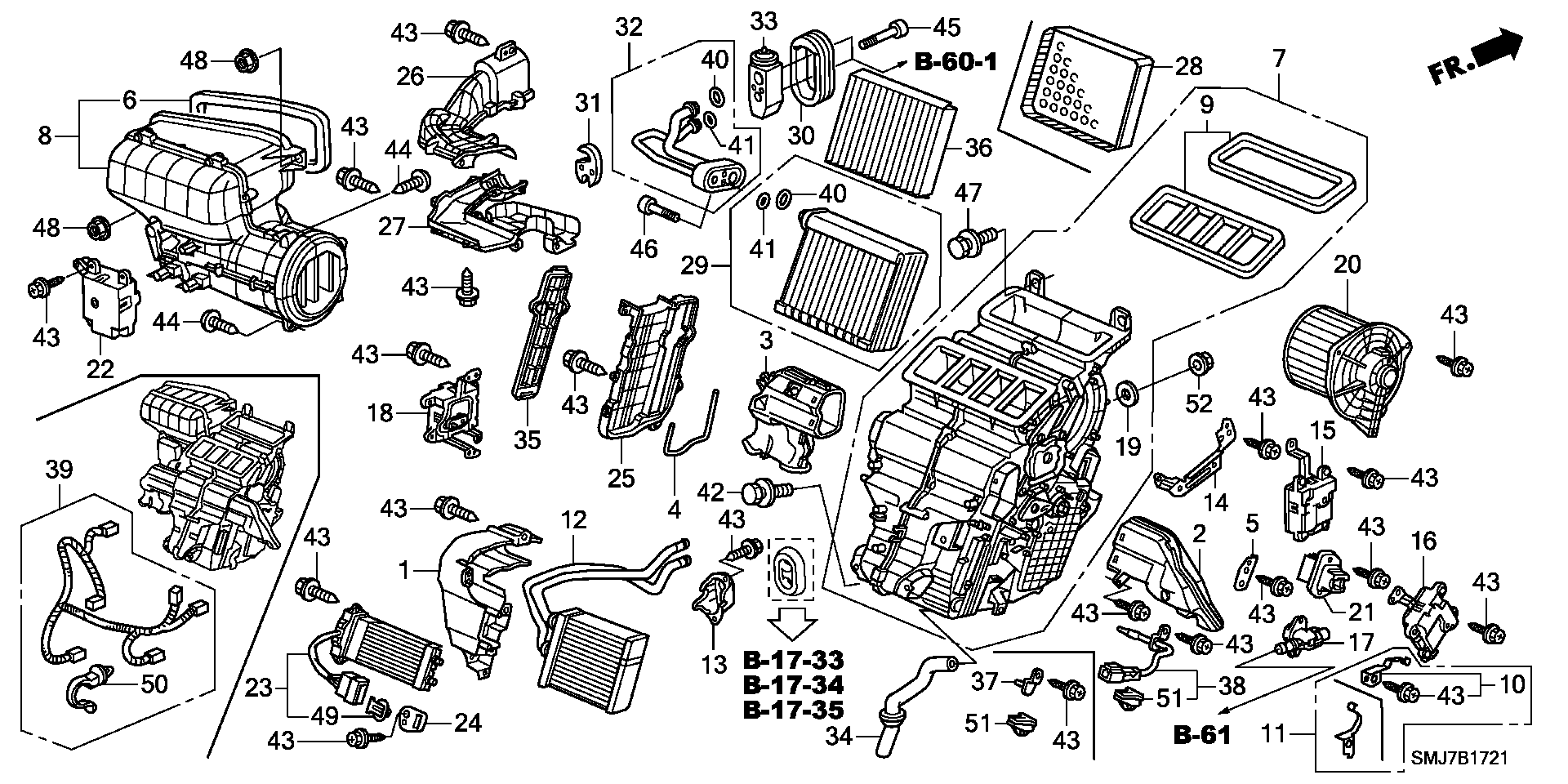 Honda 80292-SMG-E01 - ФИЛЬТР САЛОНА HONDA CR-V II, CIVIC VII autosila-amz.com