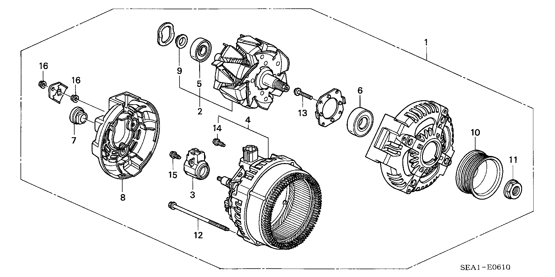 ACURA 31100-RAA-A03 - Генератор autosila-amz.com