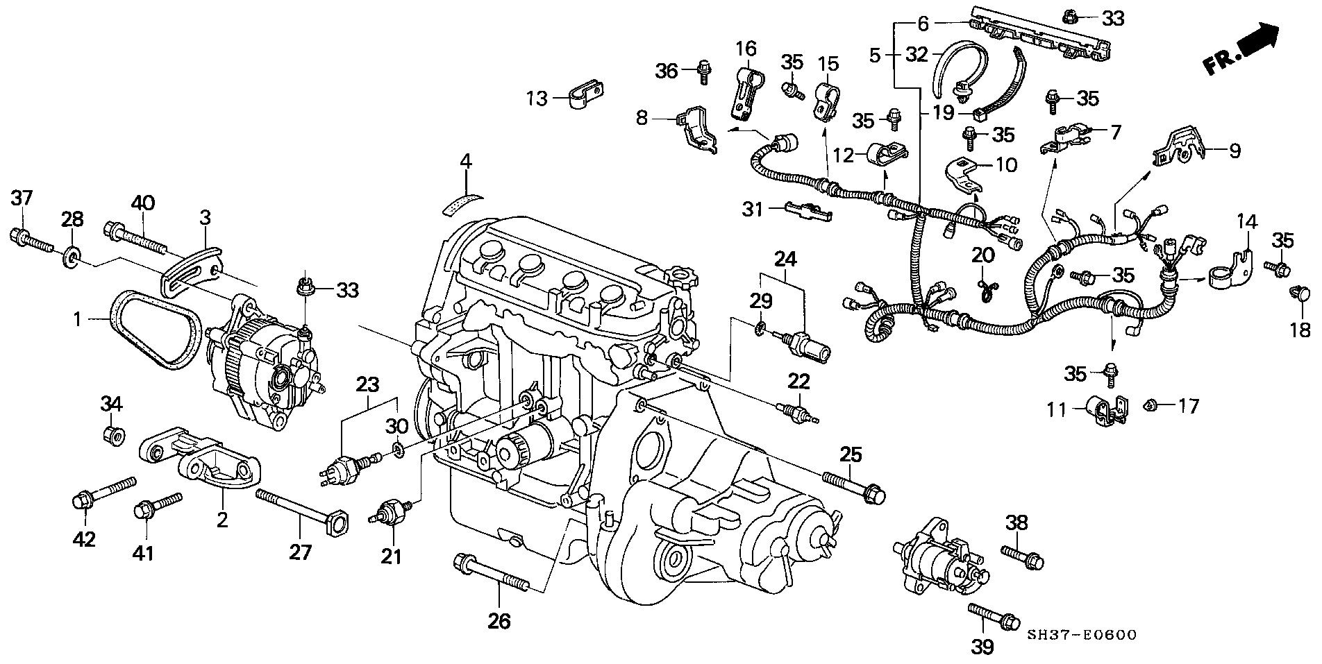 TOYOTA 31110PM3003 - Поликлиновой ремень autosila-amz.com