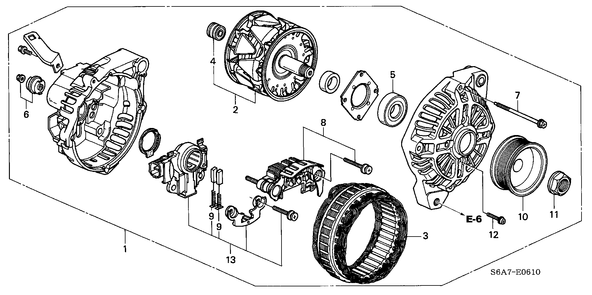 Suzuki 31100-PLM-A02 - Генератор autosila-amz.com