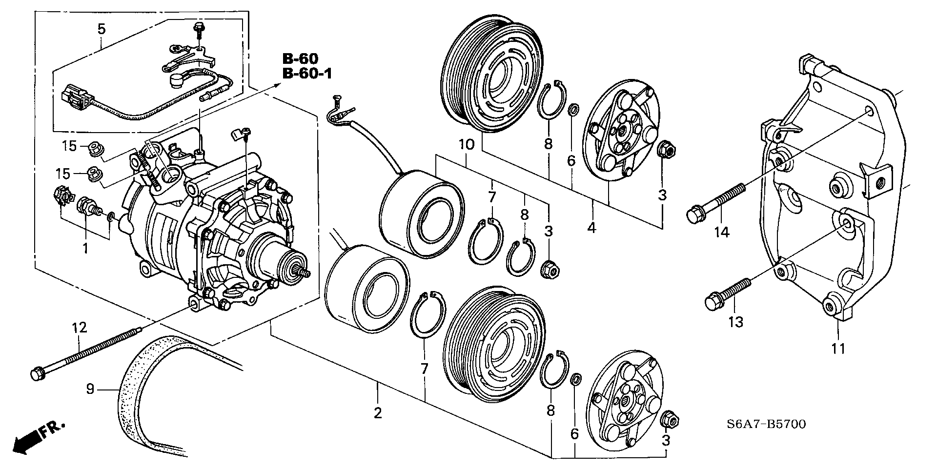 Honda 38920-PLC-003 - РЕМЕНЬ ПРИВОДНОЙ КЛИНОВЫЙ autosila-amz.com