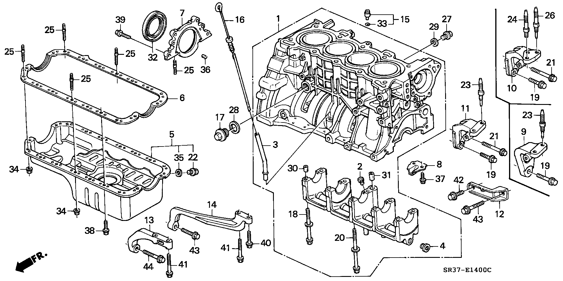 Honda 11251-P01-003 - Прокладка, масляная ванна autosila-amz.com