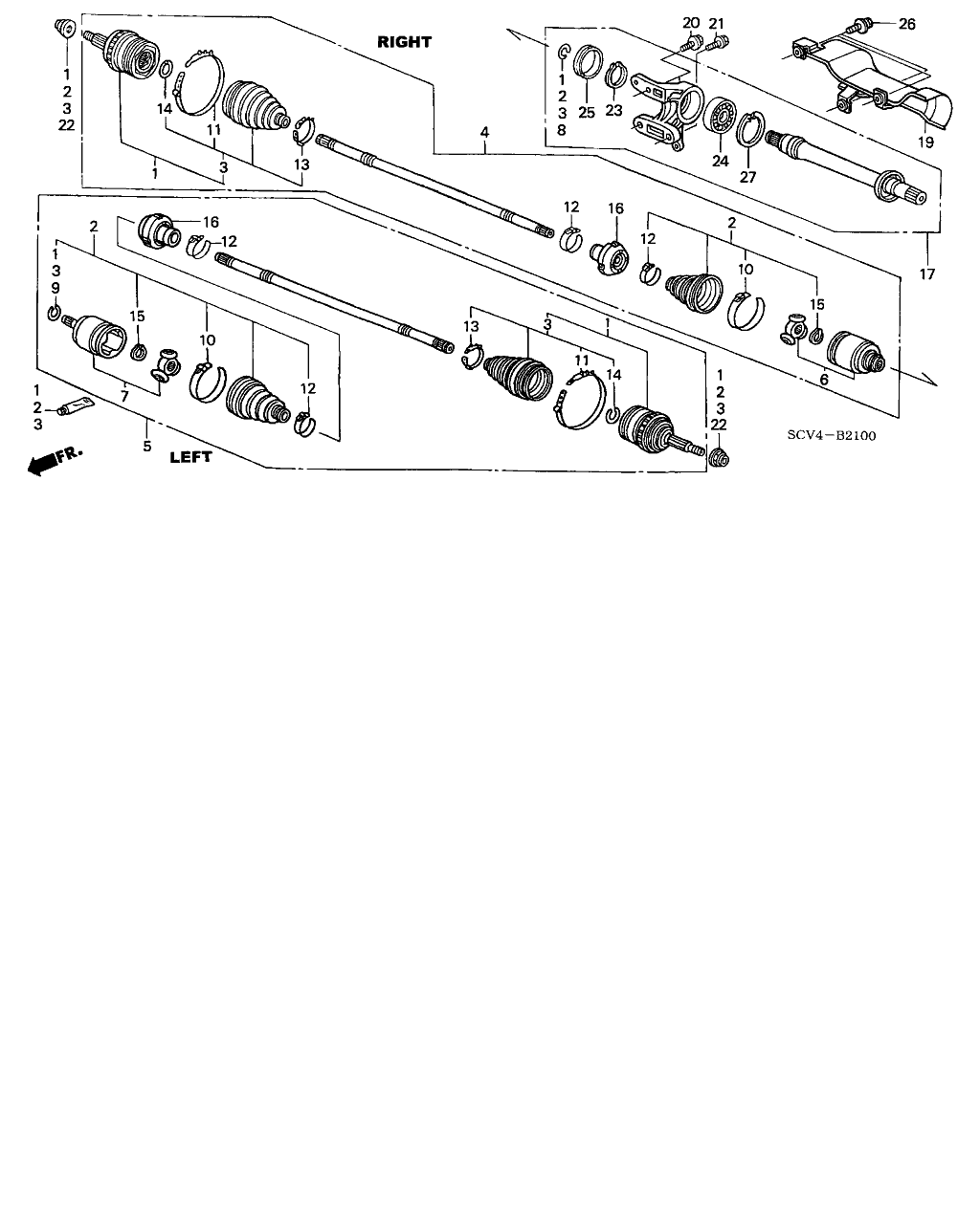 Honda 44017-S84-C00 - Пыльник ШРУСа внуреннего autosila-amz.com