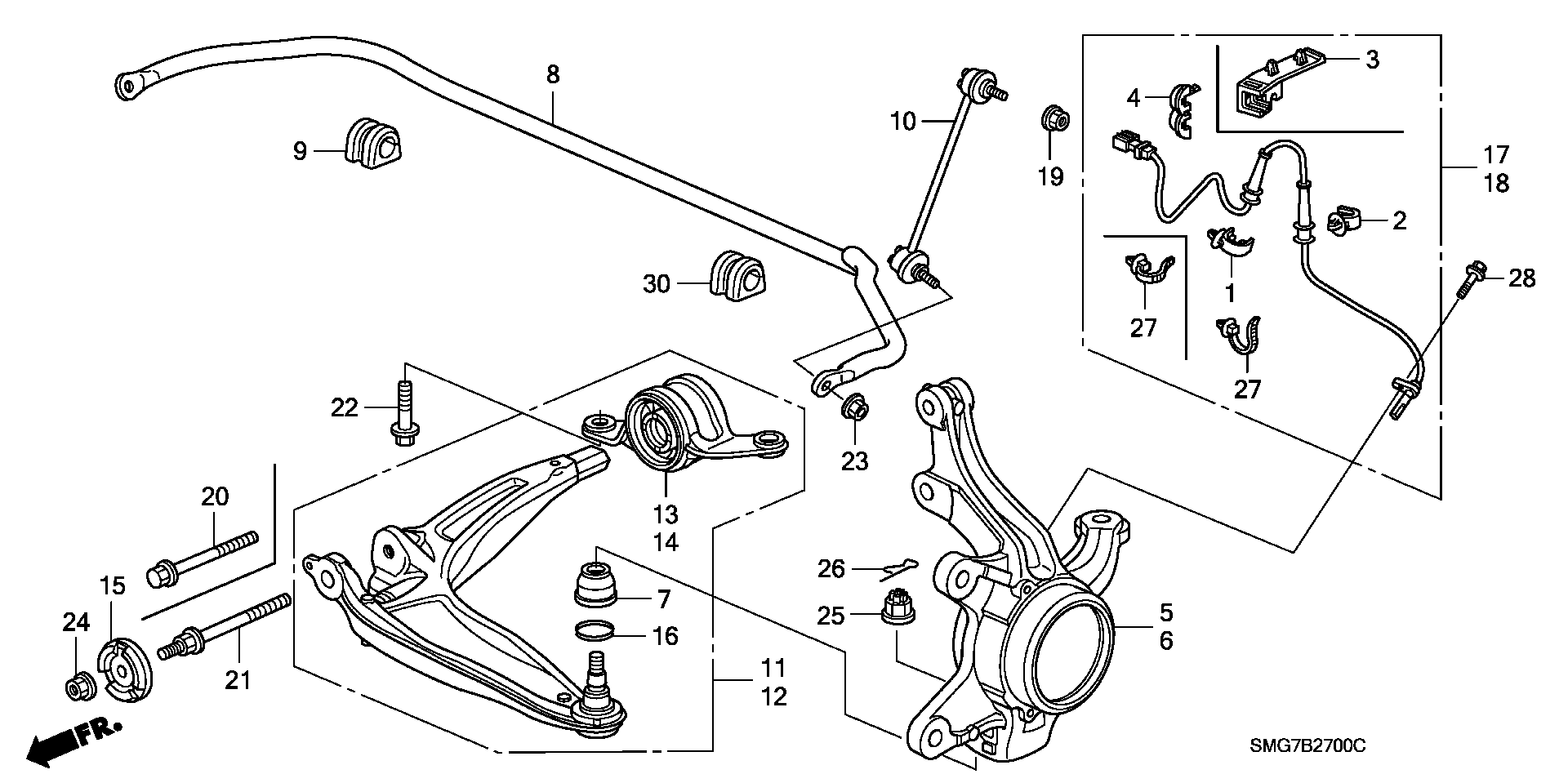 KIA 51320SMGE01 - Угловой шарнир, продольная рулевая тяга autosila-amz.com