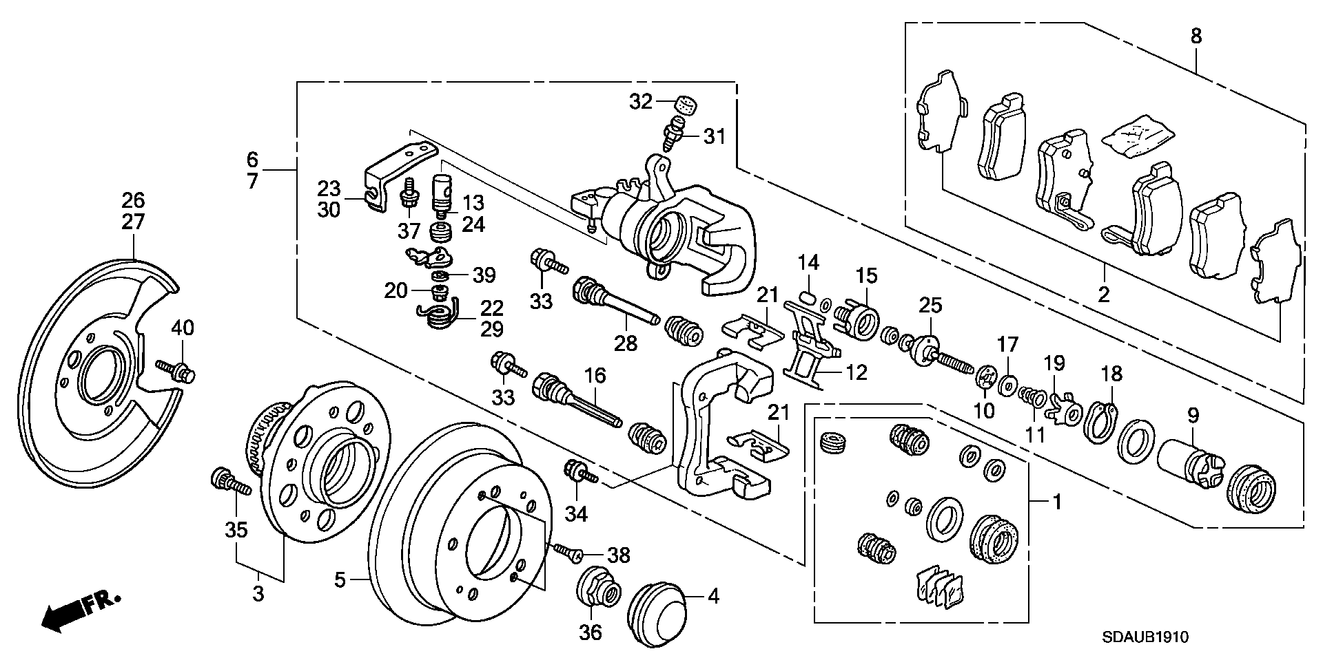 Honda 42510SDAA00 - Тормозной диск autosila-amz.com