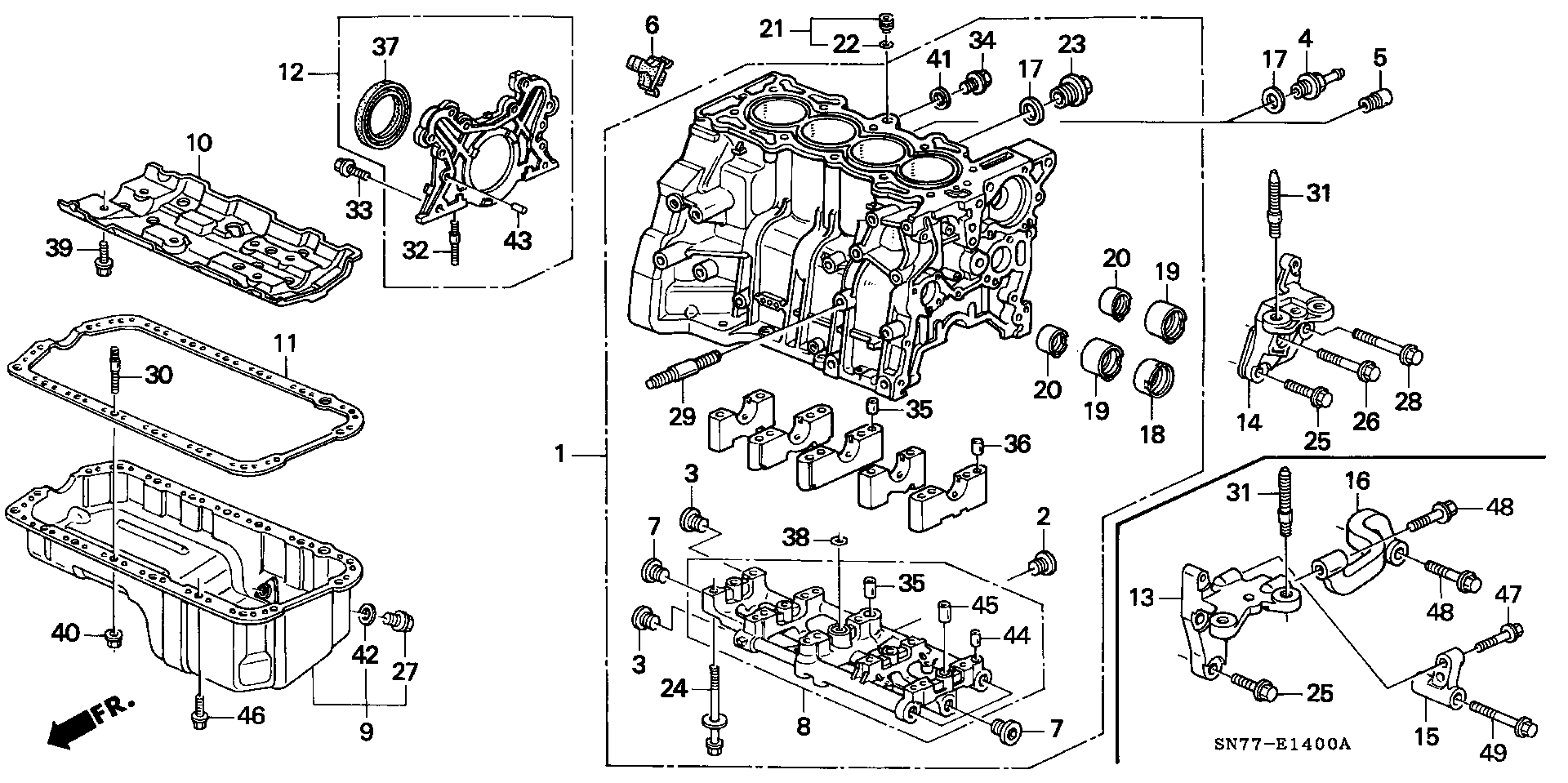 Honda 90009PH1000 - Пpобка сливная поддона двигателя autosila-amz.com