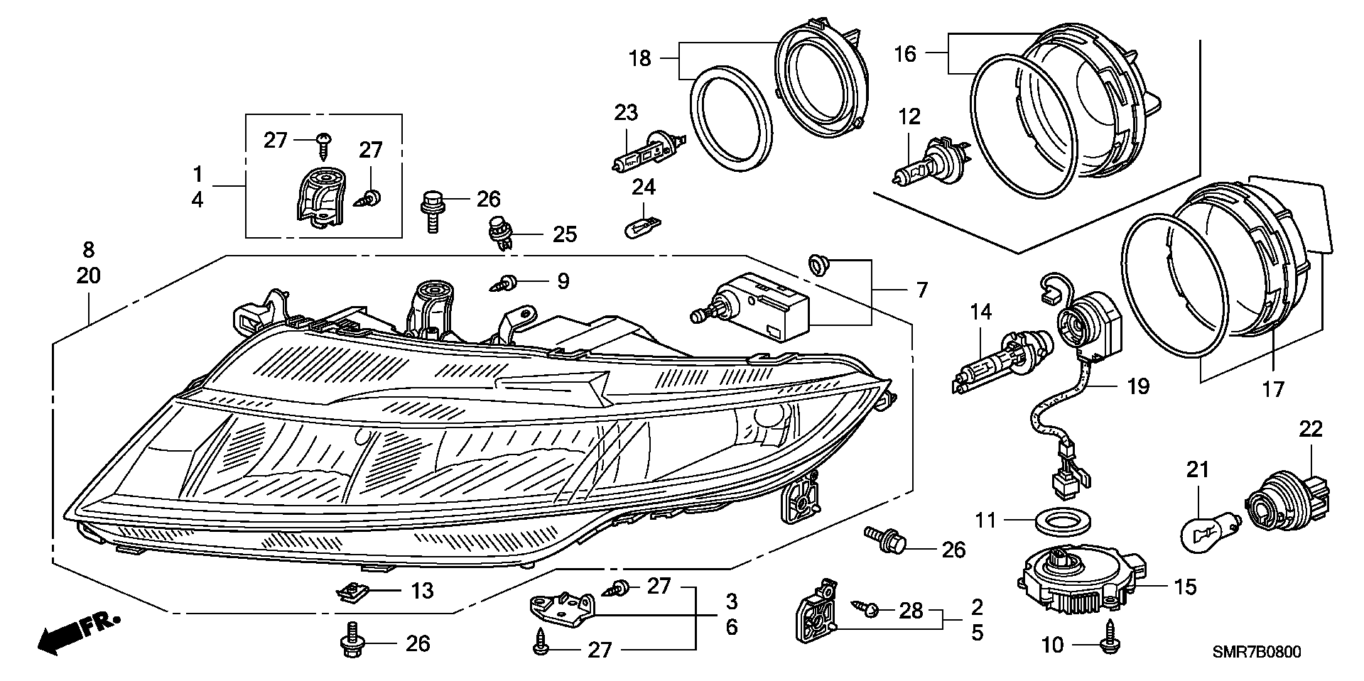 Honda 33110SMGE01 - Деталь autosila-amz.com