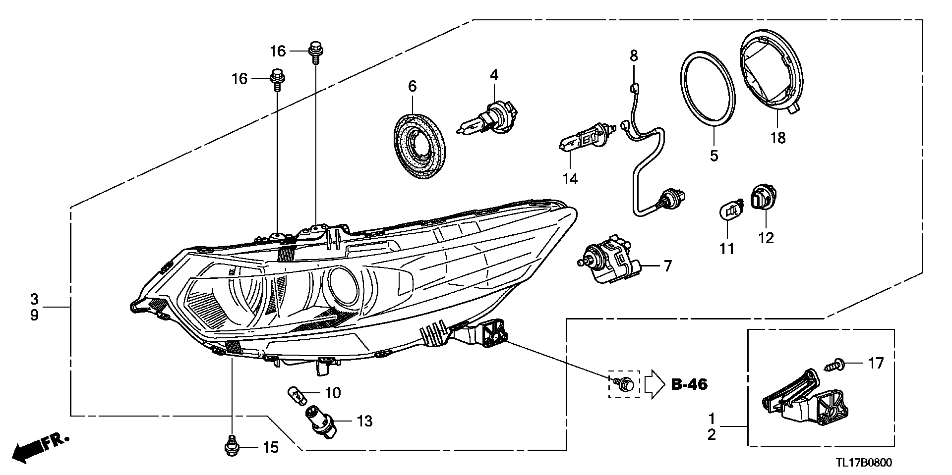 Honda 33115-S84-A11 - Лампа накаливания, фара дальнего света Лампа накаливания, основная фара Лампа autosila-amz.com