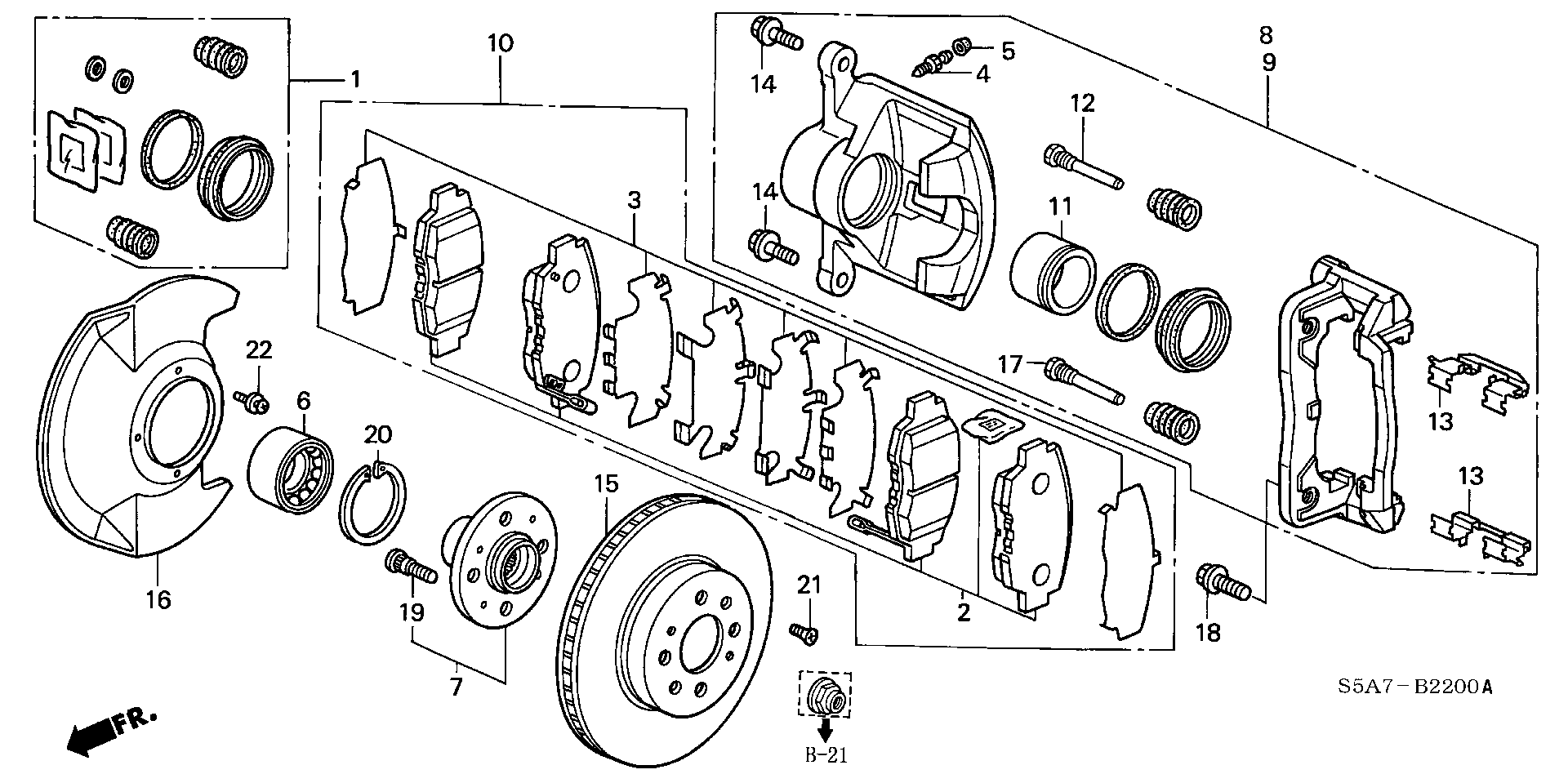 Honda 45251-SK7-J00 - диск тормозной перед. Hond autosila-amz.com