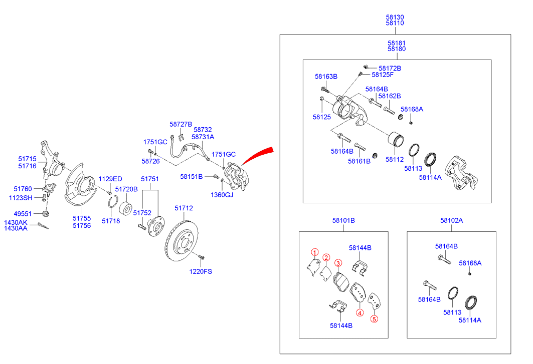 KIA 51712-2H000 - Тормозной диск autosila-amz.com