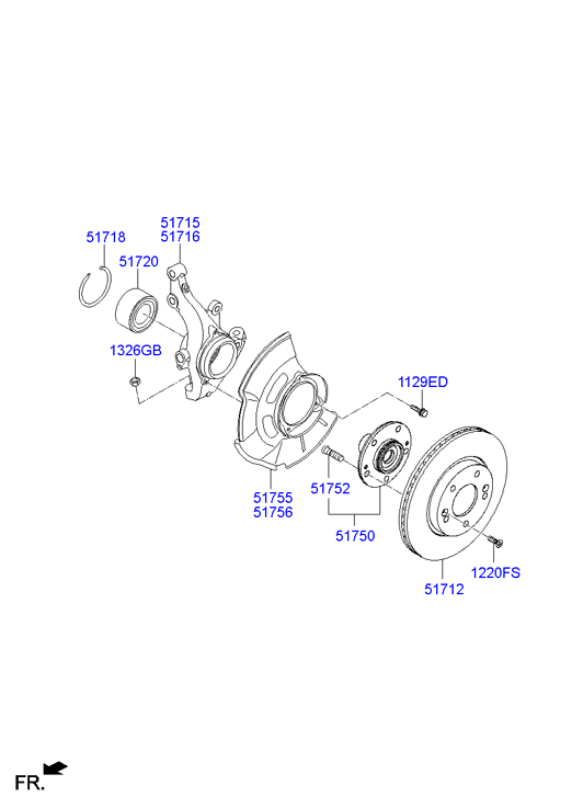 Baic 517123X000 - Тормозной диск autosila-amz.com