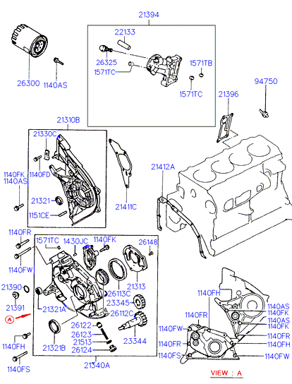 KIA 26300 42040 - Масляный фильтр autosila-amz.com