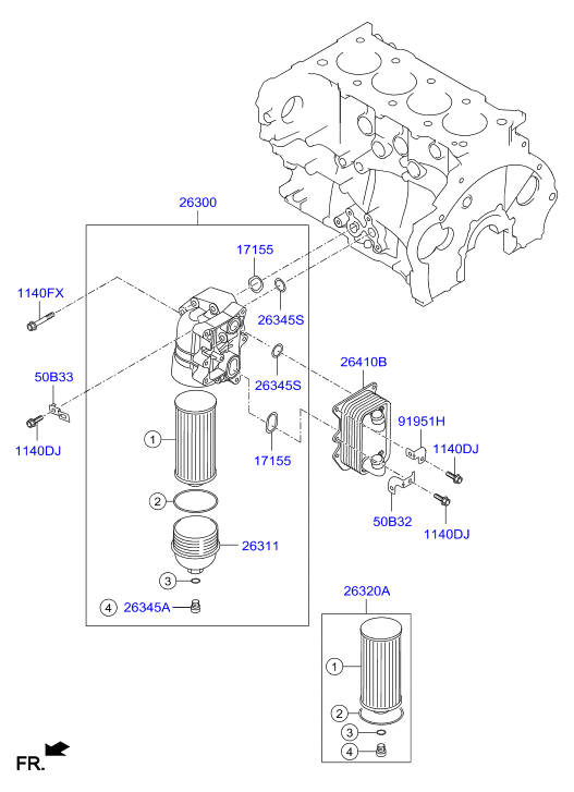 Hyundai 26320-2F010 - КАТРИДЖ ФИЛЬТРА МАСЛЯНОГО ФАКТИЧЕСКИЙ НОМЕР 263202F100 autosila-amz.com