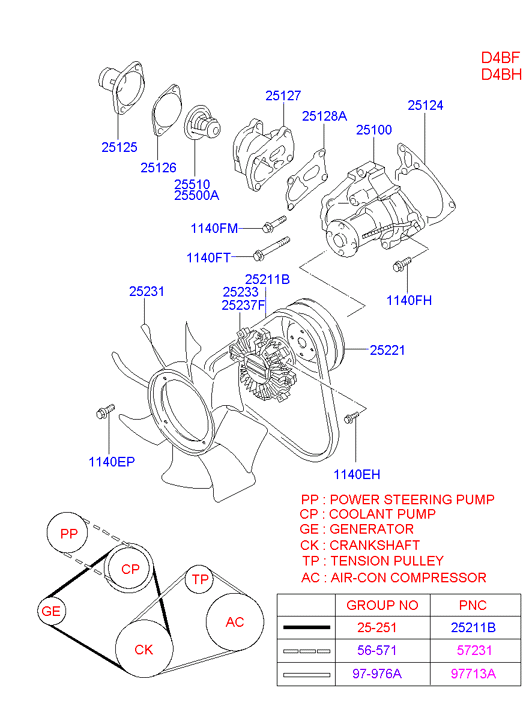 KIA 2551042541 - Термостат охлаждающей жидкости / корпус autosila-amz.com