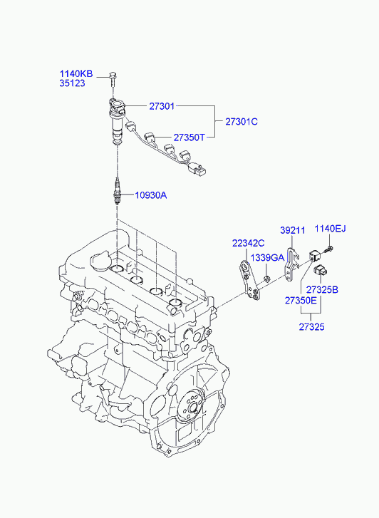 Hyundai 18855 08060 - Свеча зажигания autosila-amz.com