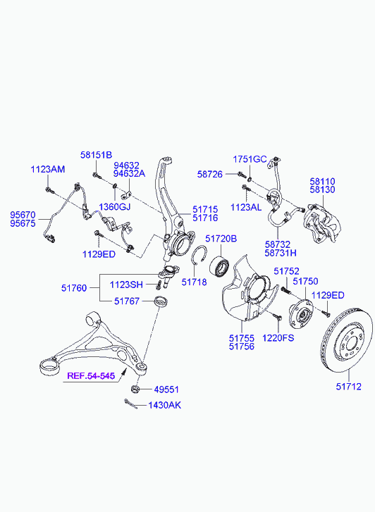 Hyundai 51712-3L050 - Тормозной диск autosila-amz.com