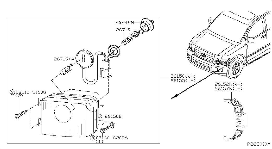 NISSAN 26293C9912 - Лампа накаливания, основная фара autosila-amz.com