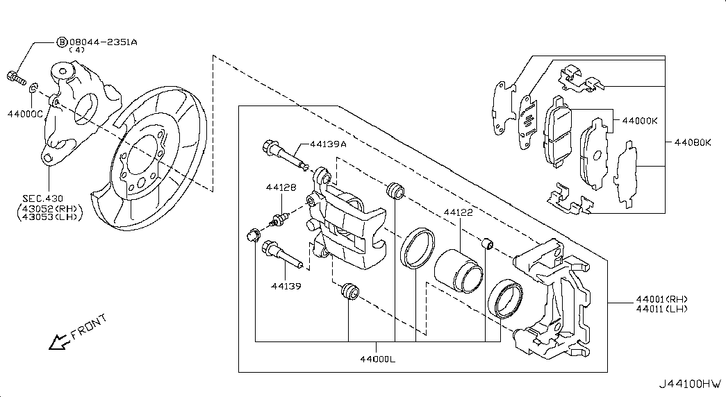 RENAULT D4120-EG50C - Ремкомплект, тормозной суппорт autosila-amz.com