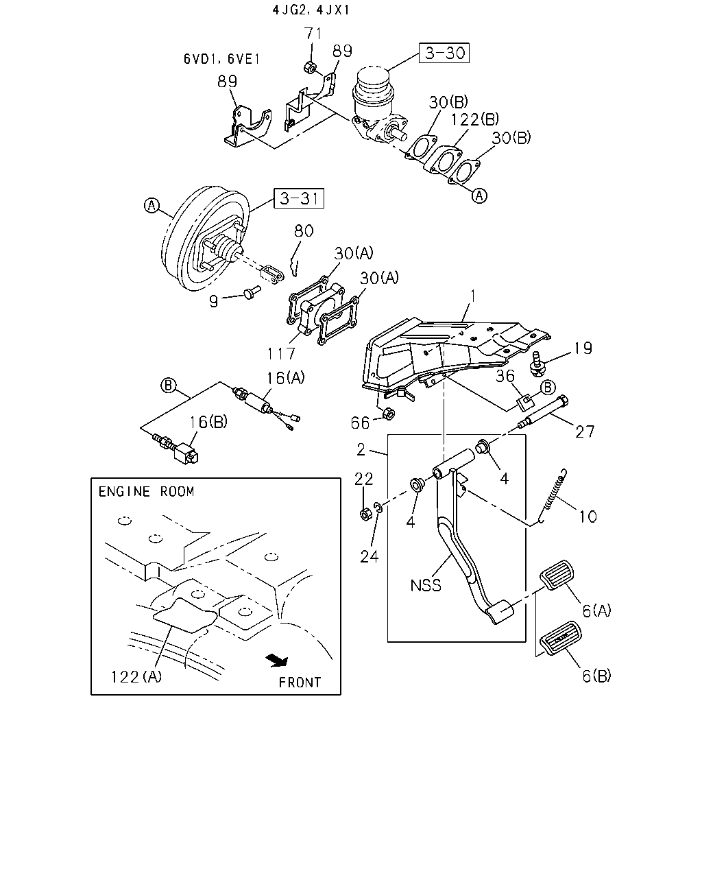 ISUZU 8-94109-863-0 - датчик стоп сигнала Hond autosila-amz.com