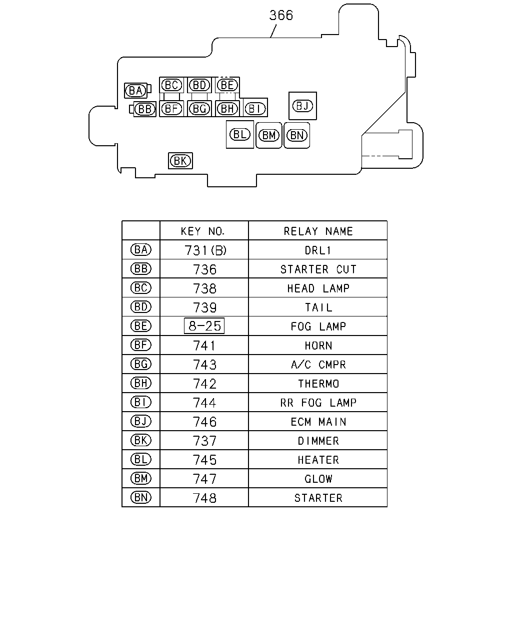 ISUZU 8-98146-837-0 - Реле, система накаливания autosila-amz.com