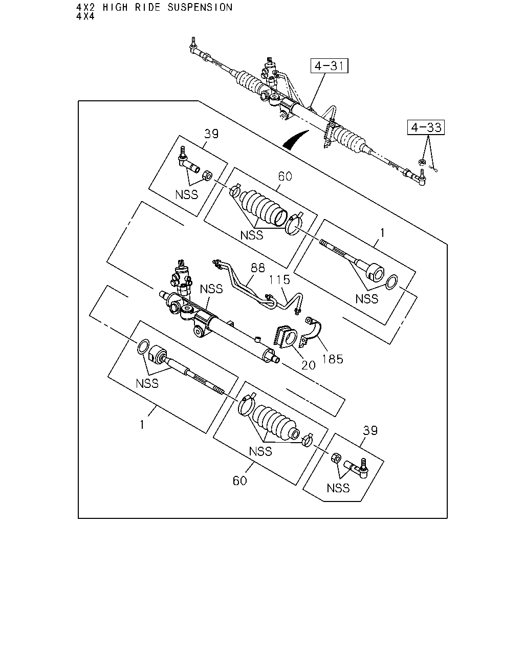 ISUZU 8 98055 744 0 - Осевой шарнир, рулевая тяга autosila-amz.com