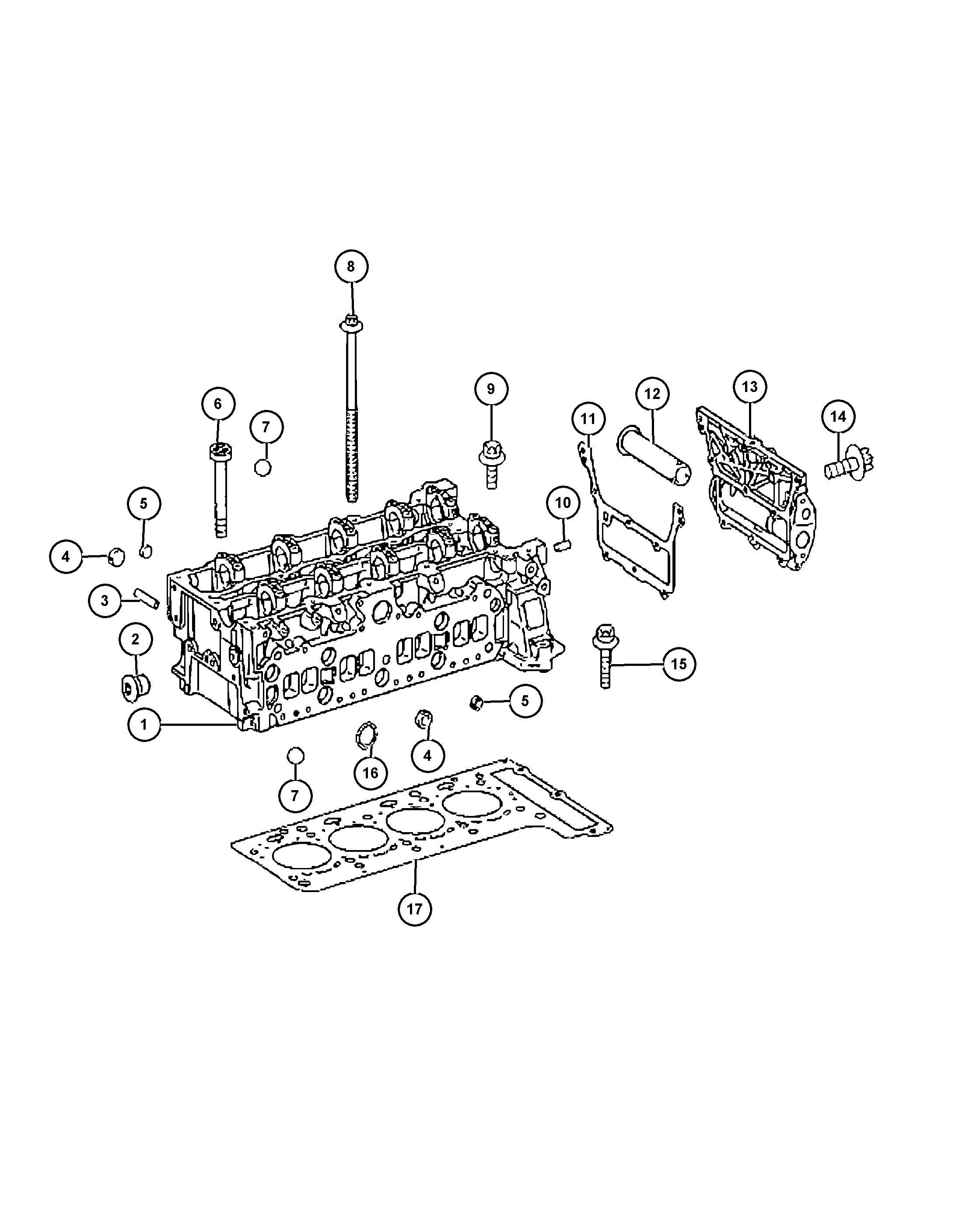 Chrysler 68140 385AA - CYLINDER HEAD autosila-amz.com