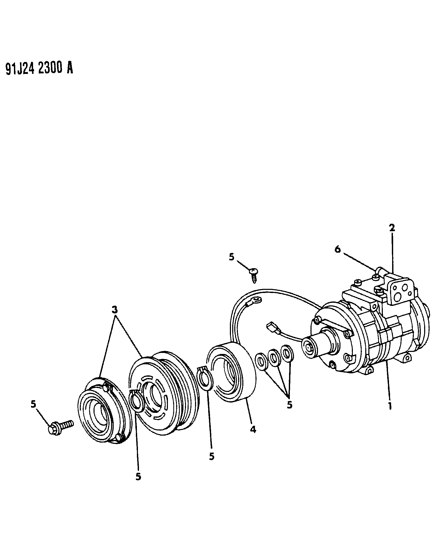 Chrysler 472 0833 - Компрессор кондиционера autosila-amz.com