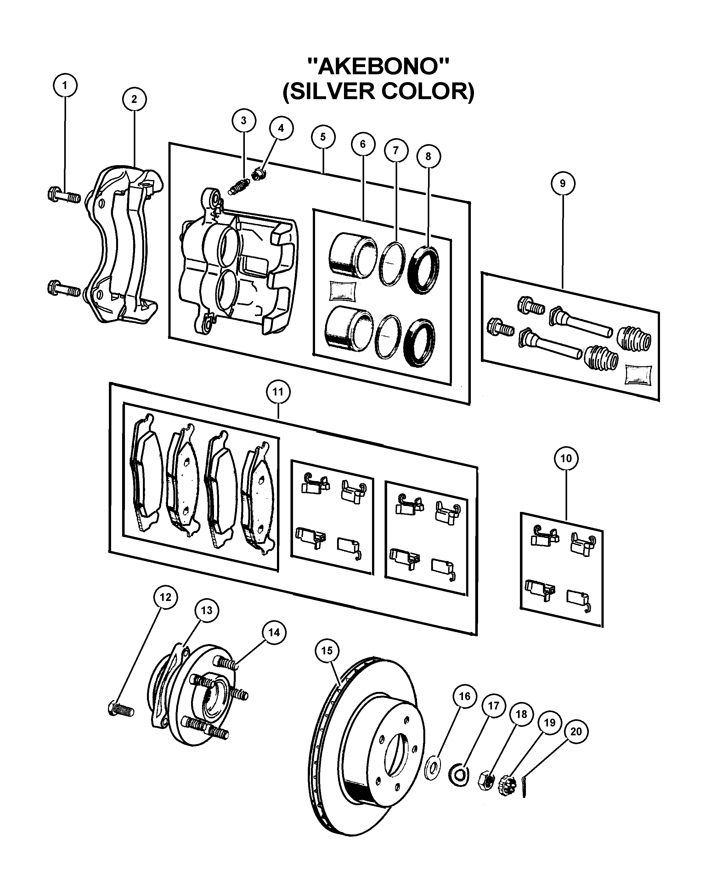 Chevrolet 5093 260AA - Тормозные колодки, дисковые, комплект autosila-amz.com