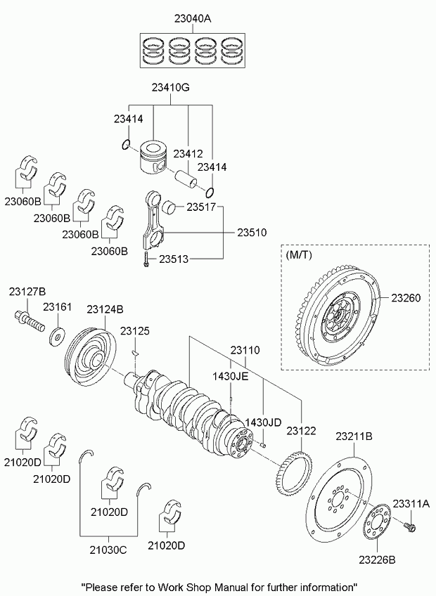 KIA 23124-2F010 - ШКИВ КОЛЕНВАЛА autosila-amz.com