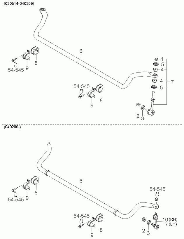 MAZDA 548113E010 - Тяга / стойка, стабилизатор autosila-amz.com