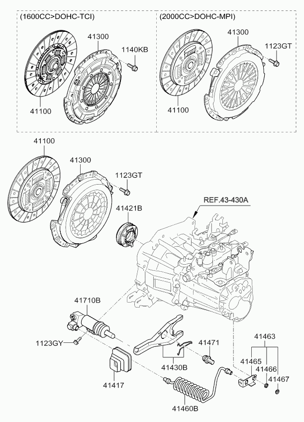 Buessing 41421-23020 - Комплект сцепления autosila-amz.com