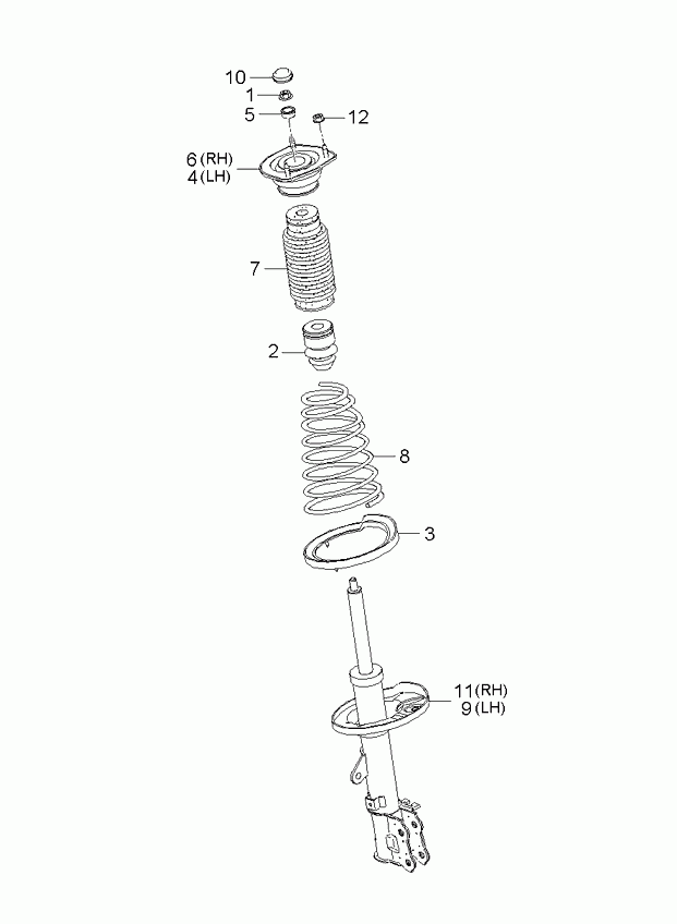 KIA 55361-2F200 - Амортизатор autosila-amz.com