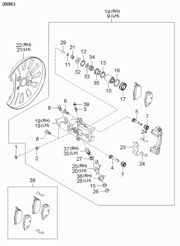 MAZDA 58210-2F-300 - Тормозной суппорт autosila-amz.com