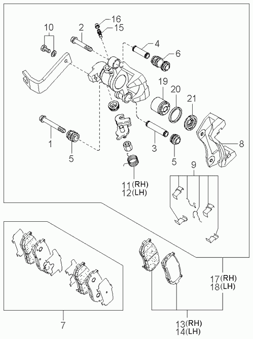 Buessing 0K2FC2628Z - Тормозные колодки, дисковые, комплект autosila-amz.com