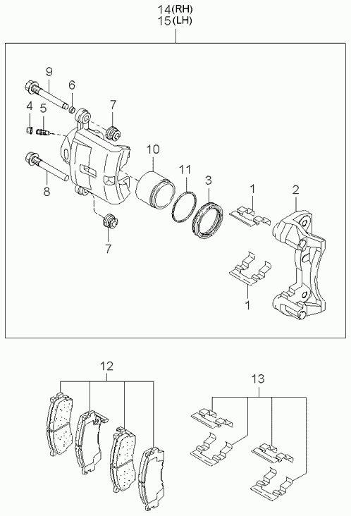 Buessing 0K2N13328ZA - Тормозные колодки, дисковые, комплект autosila-amz.com