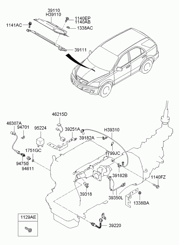 KIA 39230 4A000 - ДАТЧИК ТЕМПЕРАТУРЫ ОХЛАЖДАЮЩЕЙ ЖИДКОСТИ ДВИГАТЕЛЯ autosila-amz.com