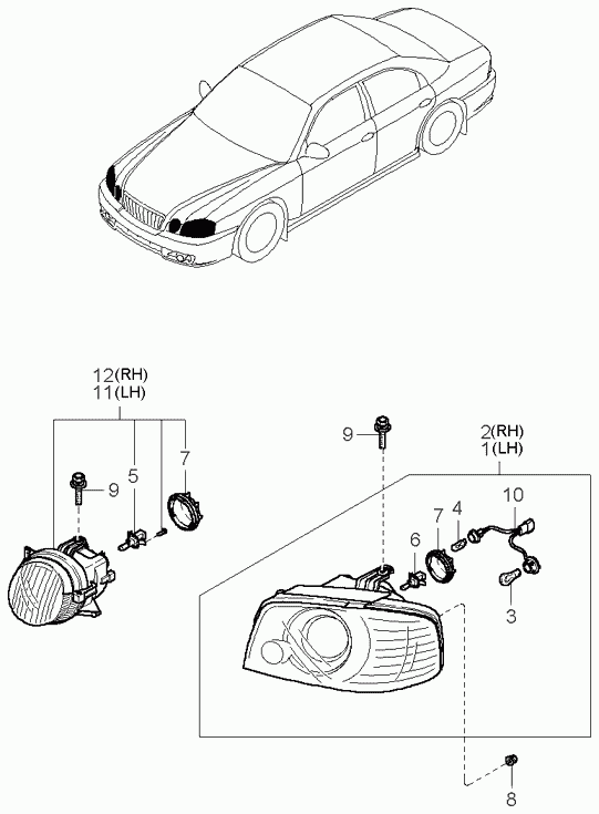 Hyundai 18647-55007 - ЛАМПОЧКА ФАРЫ (12В, 55ВТ) (10714040/030518/0011712/219 - КОРЕЯ) autosila-amz.com