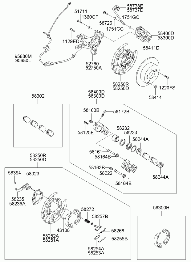 Hyundai 58411-1D000 - Тормозной диск autosila-amz.com