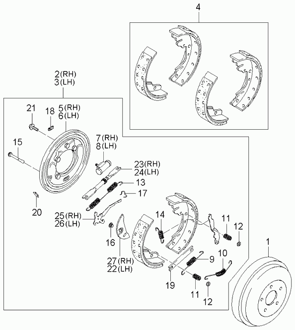 KIA 0K56B26620 - Колесный тормозной цилиндр autosila-amz.com