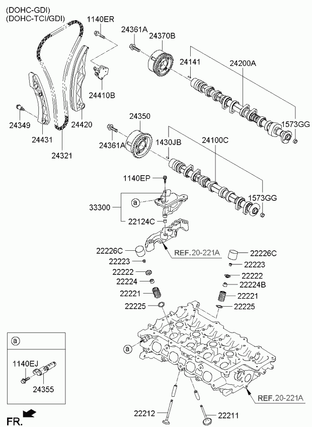 KIA 24431-2B000 - НАПРАВЛЯЮЩАЯ ЦЕПИ ПРИВОДА ГРМ, СПОСОБ ИЗГОТОВЛЕНИЯ КОМБИНИРОВАННЫЙ: ШТ autosila-amz.com