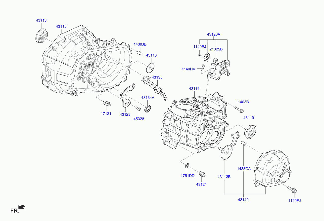 KIA 4311939080 - УПЛОТНИТЕЛЬНОЕ КОЛЬЦО РАЗДАТОЧНОЙ КОРО БКИ autosila-amz.com