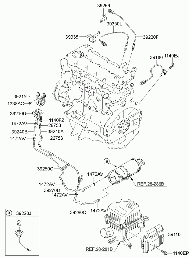 KIA 393502A420 - ДАТЧИК КИСЛОРОДА autosila-amz.com