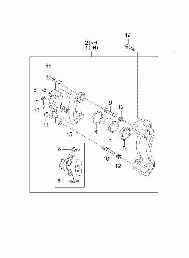 KIA 58101-1FE00 - Тормозные колодки, дисковые, комплект autosila-amz.com