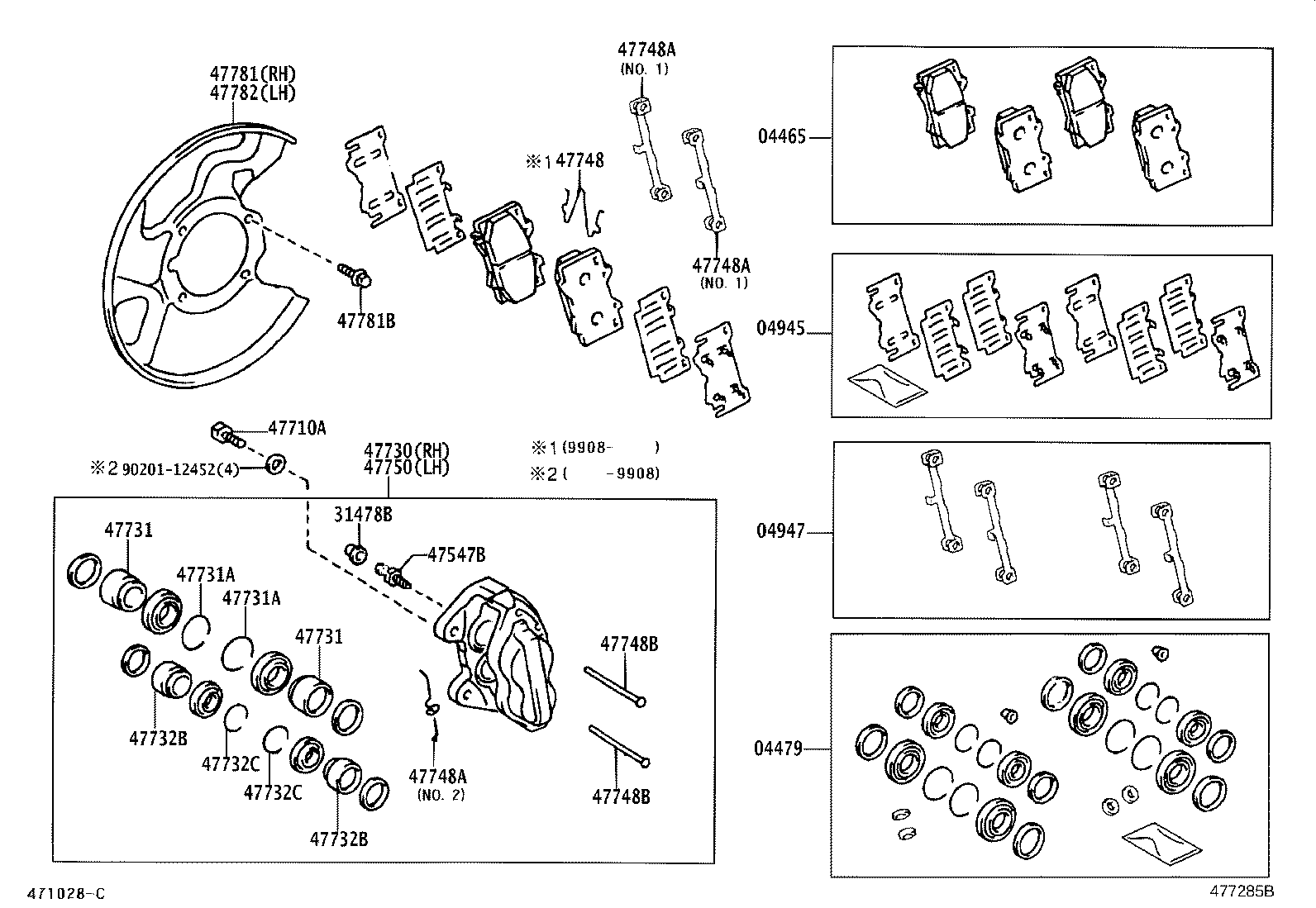 Saturn 0446560151 - PAD KIT, DISC BRAKE, FRONT autosila-amz.com