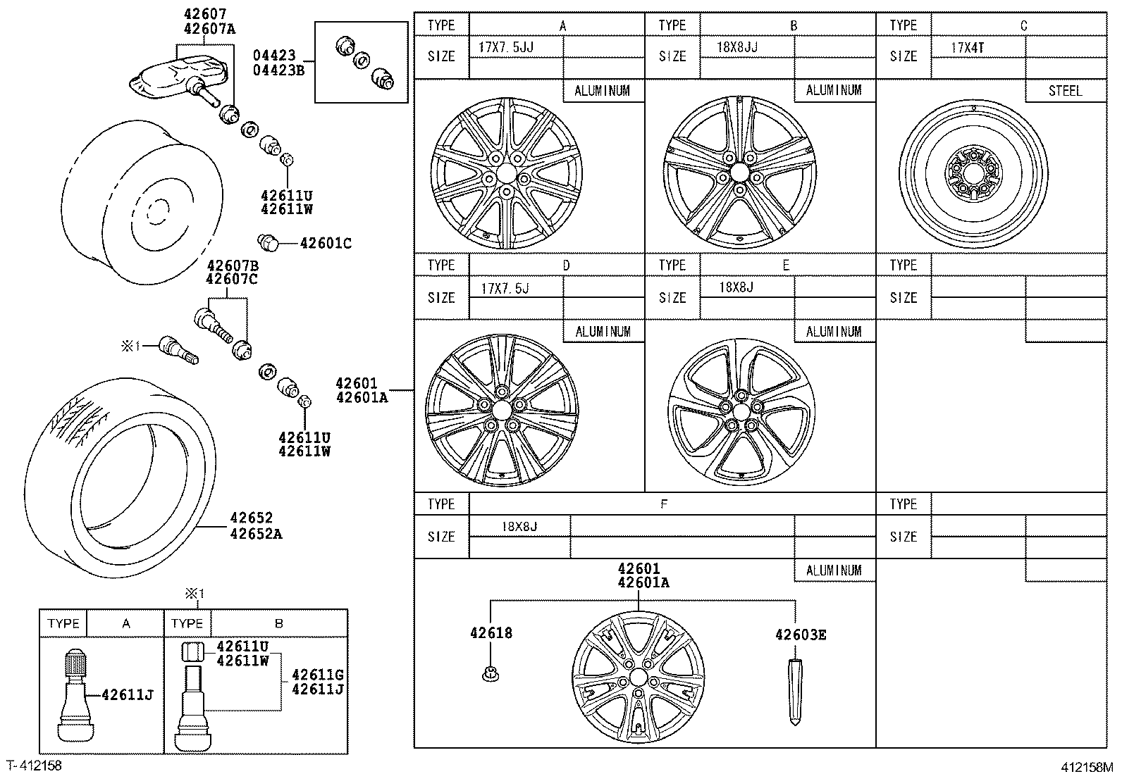 LEXUS 42607-50011 - Датчик давления в шинах autosila-amz.com