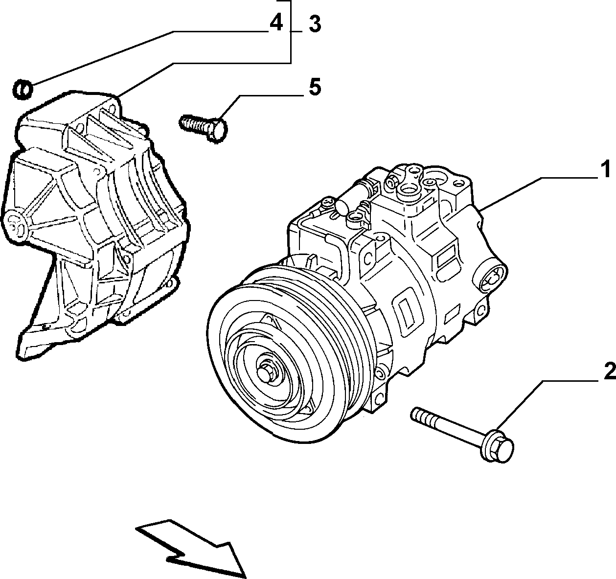 Alfa Romeo 467 7509 4 - Компрессор кондиционера autosila-amz.com