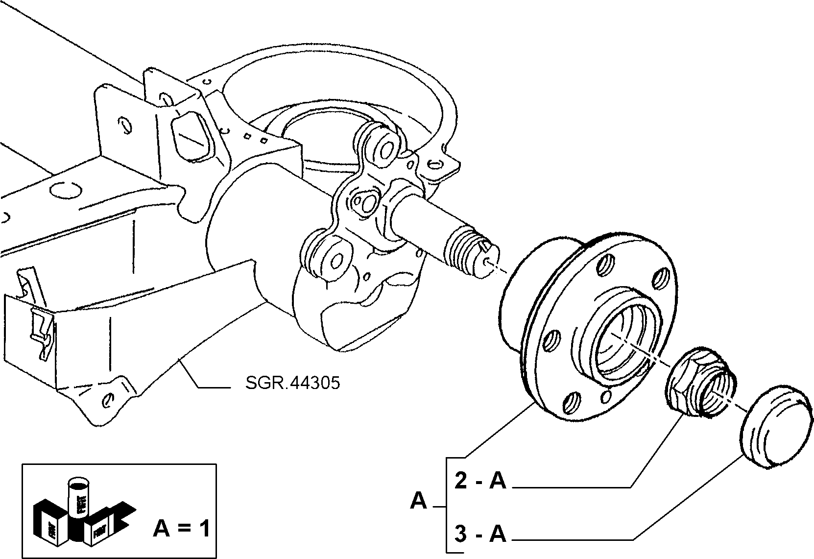 FIAT 1474046080 - Гайка autosila-amz.com